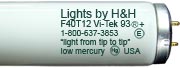 American made T12 full spectrum fluorescent lamp