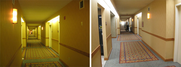 Hotel Hallway Lighting