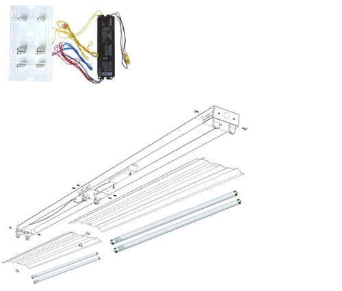 8ft F96T12VHO Retrofit Kit