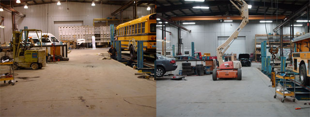 Watt-Hawk comparison versus Metal Halide in a warehouse